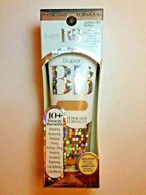 Physicians Formula Super BB All-In-1 Beauty Balm ~ Light/Medium ,#7867 - Image 1 of 2
