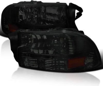 Faros delanteros diestros+derechos para Dodge Dakota Durango 1997-2004 2 piezas Foto 1 de 4
