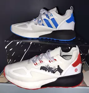 NUOVE SCARPE DA CORSA ADIDAS ORIGINALS ZX 2K BOOST STAR WARS INTERGALATIC GIOVENTÙ US 6,5 - Foto 1 di 4