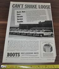 1944 DeSoto Taxi New York Boots Self-Locking Nuts Ad Sunnen Bushing Grinder