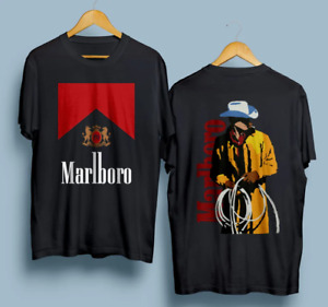 Marlboro shirt, Vintage 90s Marlboro Cowboy T-shirt black