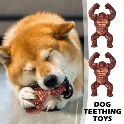 Teeth Cleaning Dog Toy Gorilla Shape Dog Chew Toy Bite-resistant Teeth Grin V5T8 - Image 1 of 4