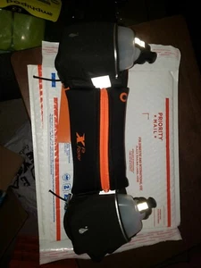 x fit factor club Trink Laufgürtel schwarz und orange  - Bild 1 von 4