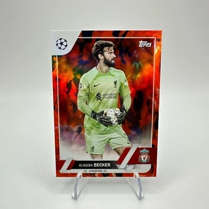 2022-2023 Topps UEFA Club Competitions Inferno Foil #74 Alisson Becker - Imagen 1 de 2