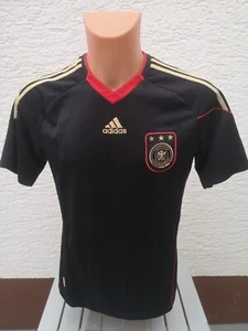 Deutschland Trikot WM adidas Away S DFB Jersey Shirt schwarz Maillot Maglia 2010 - Bild 1 von 6