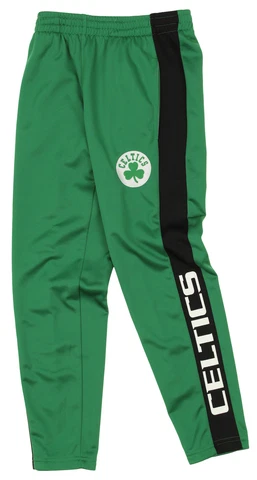 OuterStuff NBA Youth Boys Side Stripe Slim Fit Performance Pant, Boston Celtics Cover
