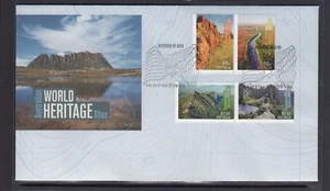 AUSTRALIA - 2010 Conjunto de 4 Diseño de Sitios del Patrimonio Mundial de Australia en FDC - Imagen 1 de 1