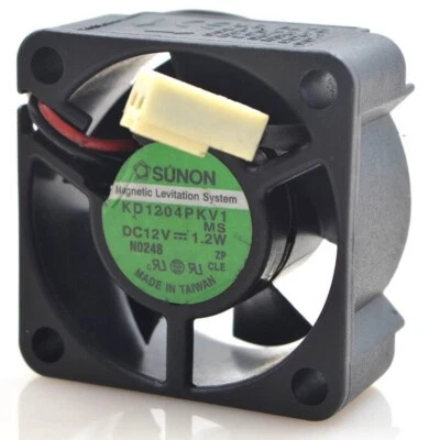 SUNON KD1204PKV1 4020 12V 1.2W 4CM 2-wire Switch Chassis Cooling - Image 1 of 3