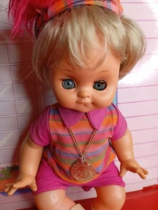 EL GRECO GREEK VTG 60's BABY BLONDE BABY 'DOL - Picture 1 of 6