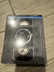 THE RING 2002 Horror NEW 4K LIMITED VHS COVER STEELBOOK RARE! w/PROTECTOR MINT - Picture 1 of 3