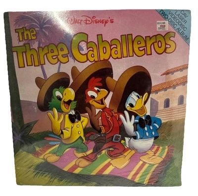 THE THREE CABALLEROS Laserdisc Factory SEALED VERY RARE 091CS Disney Donald Duck - Image 1 of 2