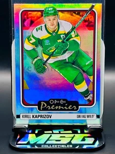 2024-25 UD O-Pee-Chee Kirill Kaprizov Premier #P-9 SP Wild - Picture 1 of 2
