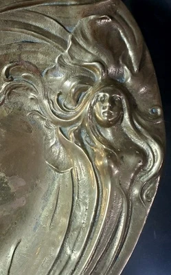 Beautiful Antique Art Nouveau Nude Pin Tray Dish - Early Century - Nice Details - Image 1 of 3