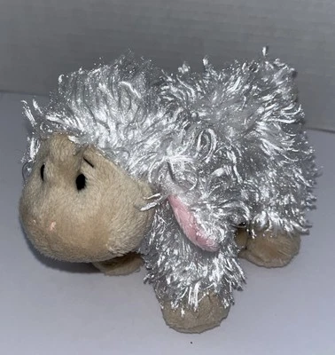 7” Lil’ Kinz. GANZ Webkinz White Sheep Lamb Plush Stuffed Animal Without Code - Image 1 of 4
