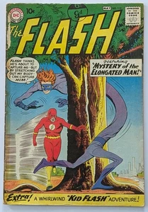 Flash 112 vg 4.0 ex-taped spine £180 1960. 1st Elongated Man - Picture 1 of 9