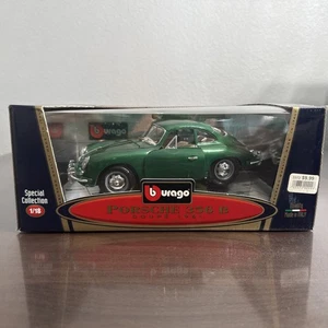 Burago | Porsche 356B | Coupe | 1961 | 1/18 DieCast | grün | 3021 - Bild 1 von 7