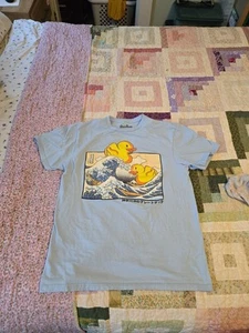 Threadless the Wave Rubber Duckies Baby Blue T-Shirt Size Medium - Picture 1 of 4