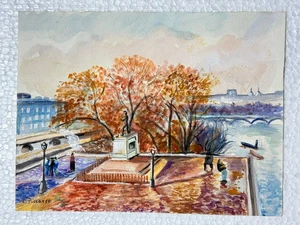 Camille Pissarro (Handmade) Drawing on antique paper Signed and Sealed. - Picture 1 of 2