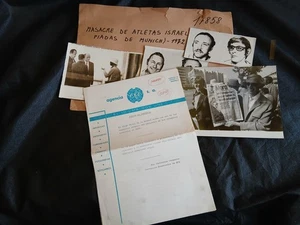 Archivio Stampa Originale Massacro Monaco 1972 - Documenti Atleti Israeliani - Foto 1 di 7