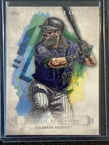 2019 Topps Inception Baseball Charlie Blackmon - Picture 1 of 1