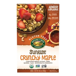 Bio Sunrise Crunchy Maple Müsli, 10,6 Oz (12er Pack), Glutenfrei, Non-Gmo - Bild 1 von 7