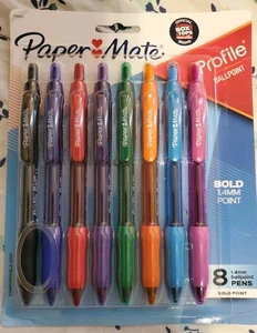 Paper Mate: Penne a sfera retrattili profilo colori assortiti audaci - numero 8 - Foto 1 di 2