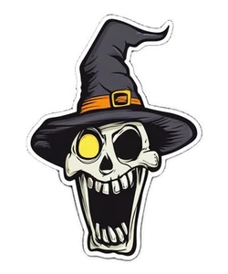 “Spirit Halloween” Halloween Lote de 6 Pegatinas Vinilo 3x2” para Skateboard Laptop.. - Imagen 1 de 1