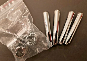 Mercedes W164 X164 W251 Chrome Door Lock Bases Surrounds Pins Pulls Set (8pcs) - Picture 1 of 2