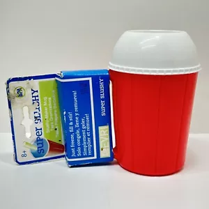 NUOVO Super SLUSHY Tazza Frozen Bevande Slushie Mixer Tazza ROSSO - Foto 1 di 7