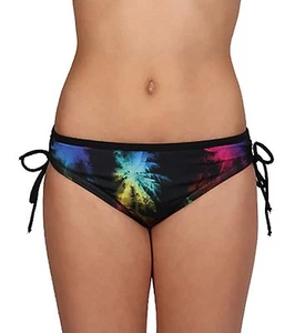 NUEVO CON ETIQUETAS Speedo Pixel Palm Corbata Lateral Ajustable Bikini Traje de Baño Parte Inferior M - Imagen 1 de 2