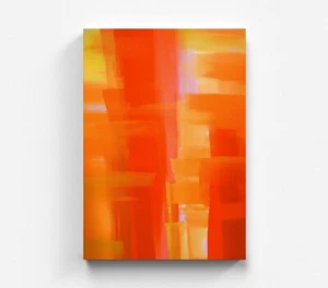 Cuadro abstracto Museo Decoración Colorido Decoración del hogar Lienzo Arte Arte - Imagen 1 de 7