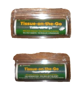 Coghlans Two Packs Of 70 Sheets Tissue On The Go - Picture 1 of 1