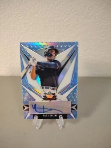 2021 Leaf Valiant Riley Greene Light Blue /35 Auto - Picture 1 of 2