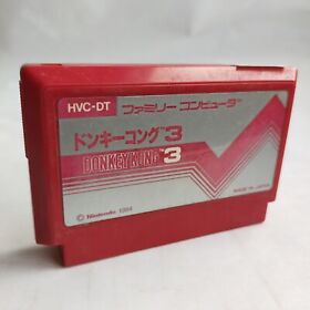 Donkey Kong 3 pre-owned Nintendo Famicom NES Tested