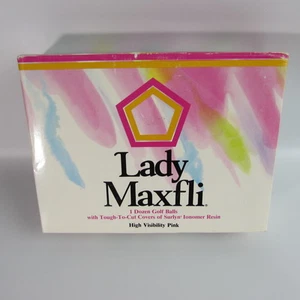 Lady Maxfli DDH High Visibility Pink Golf Balls One Dozen #2 #3 #4 - Picture 1 of 5