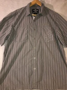 Harley Davidson Shirt Men’s Extra Large Gray Button Up - Picture 1 of 11