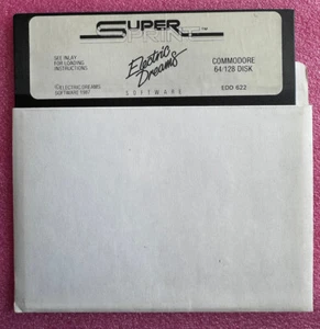 Supersprint - Jeu Commodore C 64/128 - Disquette 5,25 " - Photo 1/1