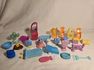 Littlest Pet Shop LPS ACCESSORIES LOT Sled Furniture Seats Mini Hasbro 2000s Toy - Picture 1 of 14