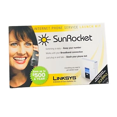 Linksys SunRocket Internet Phone Service Launch Kit 2PA2102-R1 - Image 1 of 4