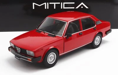 MODELLINO AUTO STATICO ALFA ROMEO ALFETTA BERLINA 2000L 1978 ROSSO SCALA 1/18 - Immagine 1 di 4