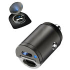 Car Fast Charging Cigarette Lighter Plug 2 USB Car Charger Type C PD Adapter New