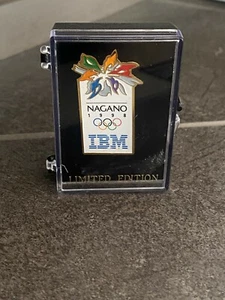 1998 NAGANO Winter Olympics Vintage IBM Sponsor Limited Edition Pin - Bild 1 von 3