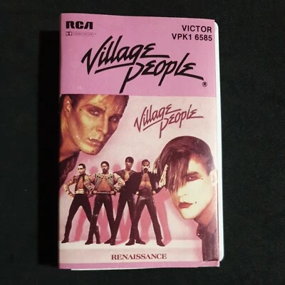 VILLAGE PEOPLE - 'Renaissance' Cassette Tape Album 1981 RCA RECORDS - Image 1 of 4