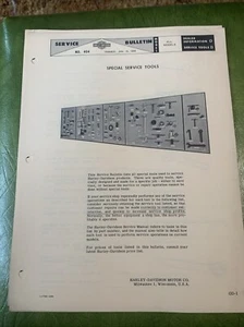 1959 Harley Davidson Factory Original Service Shop Service Manual 404 Authentic - Picture 1 of 14