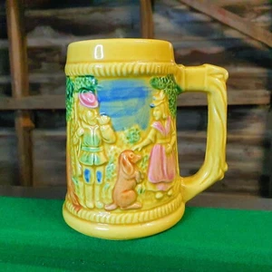 Vintage German Themed Beer Stein - 13cm Ceramic Made In Japan - Picture 1 of 6