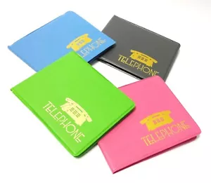 8 Mini Colorful Address Book Phone Number Pocket Size Contact Collections Analog - Picture 1 of 10