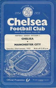 Chelsea v Manchester City 1954/1955 - Blues Championship season! - Picture 1 of 1