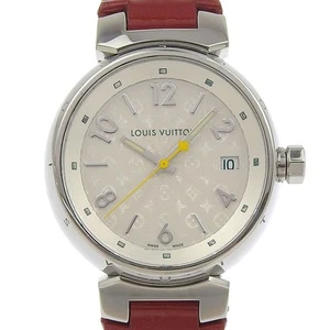 LOUIS VUITTON Tambour Hologram Watches Q1313 Date SilverDial Stainless Ste... - Picture 1 of 10