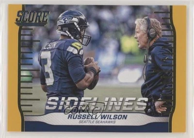 Score Sidelines Gold Russell Wilson #13 2016 9o3 Foto 1 de 3