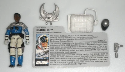 1990 Static Line Sky Patrol Figure Vintage G.I. GI Joe 3.75 ARAH *99% Complete - Image 1 of 4